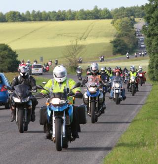 CADAR bikers on Cambridgeshire Police BikeSafe Ride To Work event 2012
